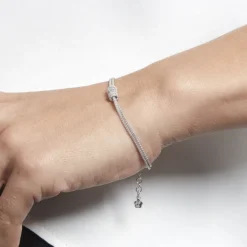 Bracelet Lassy Argent Blanc
