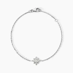 Bracelet Layana Argent Blanc Oxyde De Zirconium