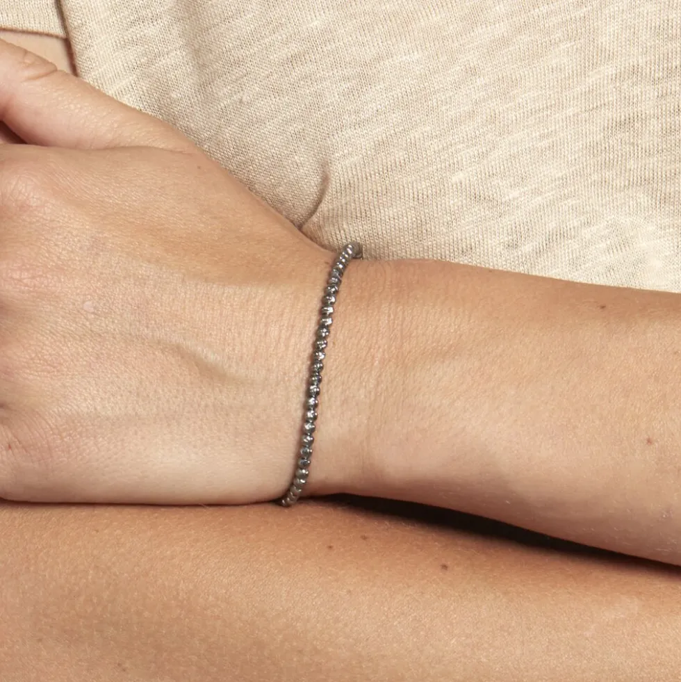 Bracelet Lennah Argent Blanc