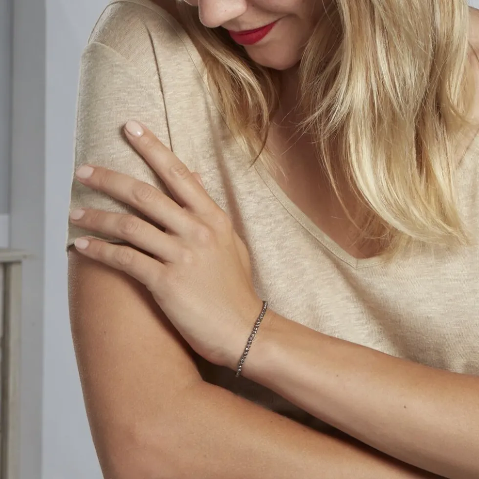 Bracelet Lennah Argent Blanc