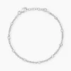 Bracelet Leodie Argent Blanc