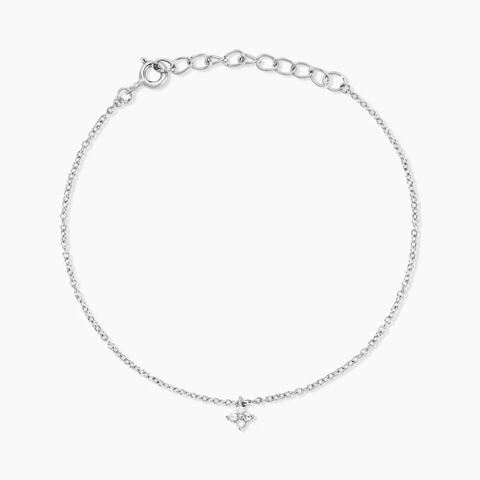 Bracelet Leonce Argent Blanc Oxyde De Zirconium