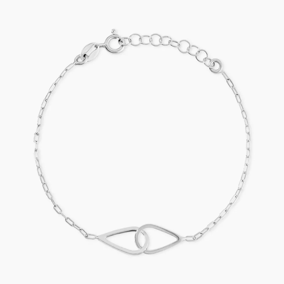 Bracelet Les Inseparables Argent Blanc