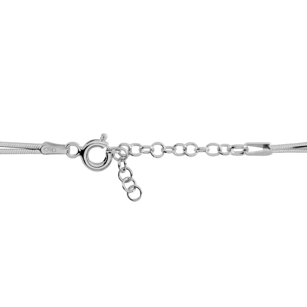 Bracelet Linda Argent Blanc
