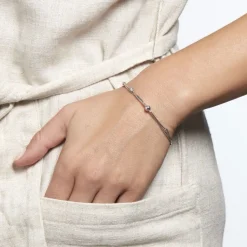 Bracelet Linda Argent Blanc