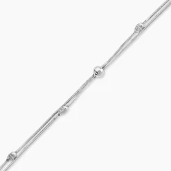 Bracelet Linda Argent Blanc