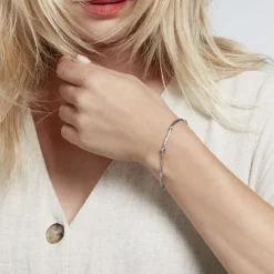Bracelet Linda Argent Blanc