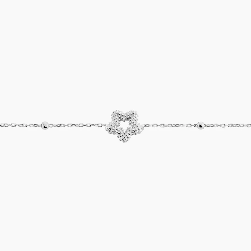 Bracelet Lizéa Argent Blanc