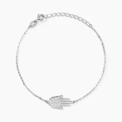 Bracelet Loiza Argent Blanc