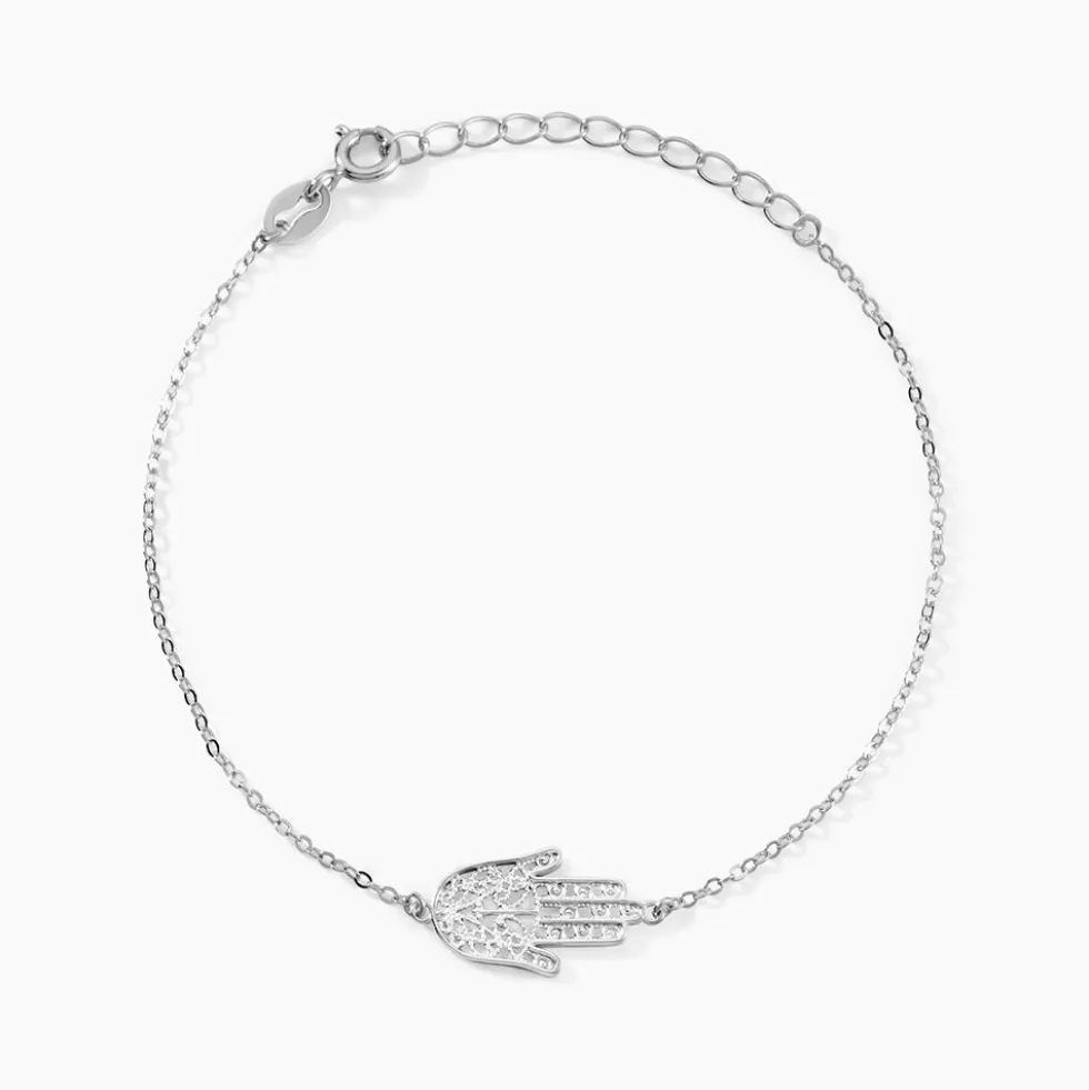 Bracelet Loiza Argent Blanc