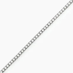 Bracelet Lou-anne Argent Blanc Oxyde De Zirconium