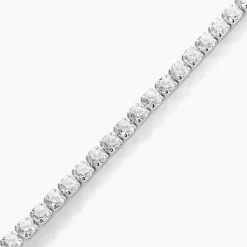 Bracelet Lou-anne Argent Blanc Oxyde De Zirconium Blanc