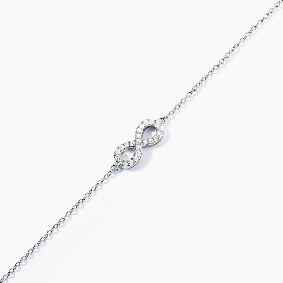 Bracelet Lou Argent Blanc Oxyde De Zirconium