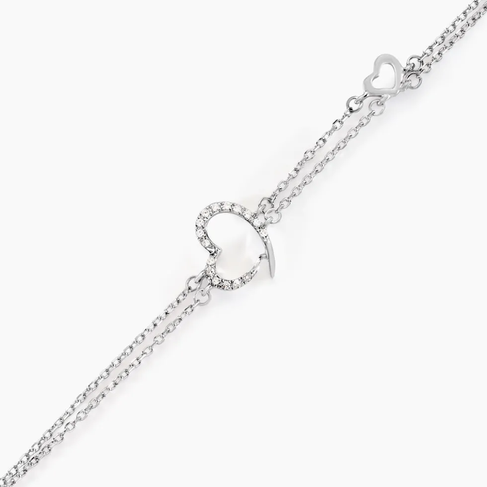 Bracelet Louise Or Blanc Diamant