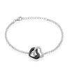 Bracelet Lovea Argent Blanc Céramique Et Oxyde De Zirconium