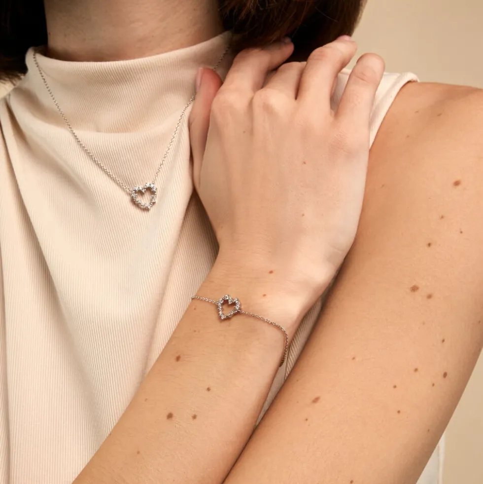 Bracelet Lovella Argent Blanc Oxyde De Zirconium