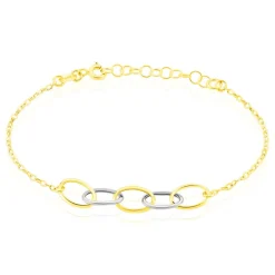 Bracelet Lucette Or Bicolore