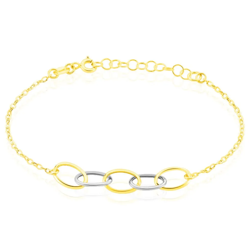 Bracelet Lucette Or Bicolore