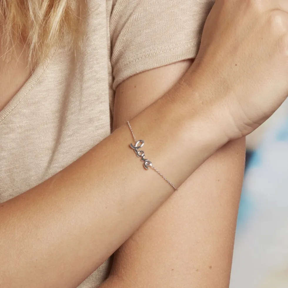 Bracelet Lydie Argent Blanc
