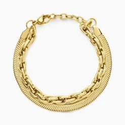 Bracelet Maddalena Acier Jaune