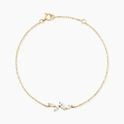 Bracelet Madelia Or Jaune Oxyde De Zirconium