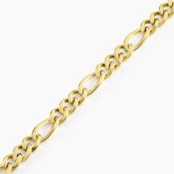 Bracelet Maille Acier Doré Virgil