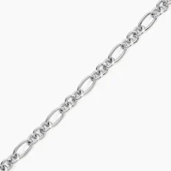 Bracelet Maille Camiorica Argent Blanc