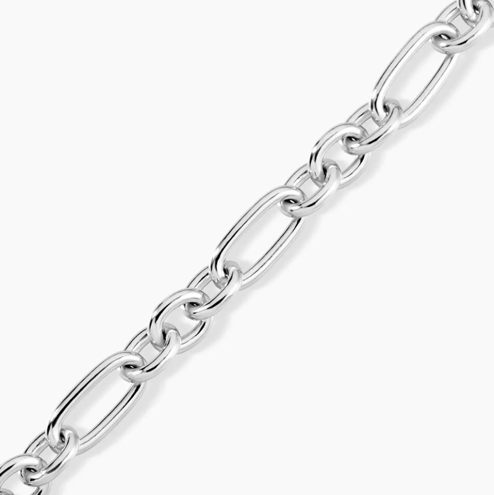 Bracelet Maille Camiorica Argent Blanc