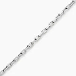 Bracelet Maille Donte Argent Blanc