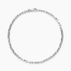 Bracelet Maille Donte Argent Blanc