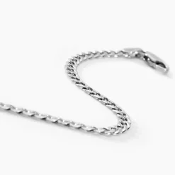 Bracelet Maille Nohane Argent Blanc