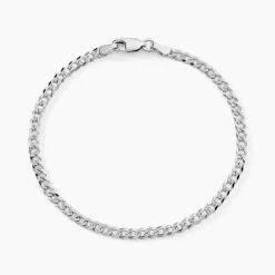 Bracelet Maille Nohane Argent Blanc