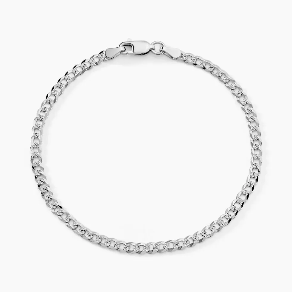 Bracelet Maille Nohane Argent Blanc