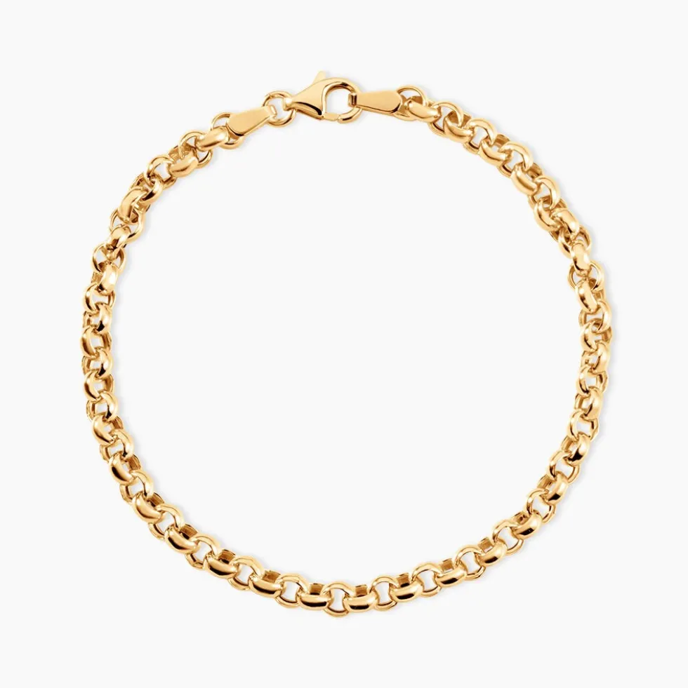 Bracelet Maille Or Jaune Jodie