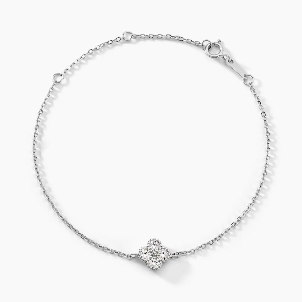 Bracelet Mailys Argent Blanc Oxyde De Zirconium