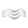 Bracelet Manchette Aelyah Acier Blanc