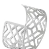 Bracelet Manchette Vlera Acier Blanc