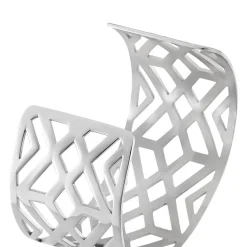 Bracelet Manchette Vlera Acier Blanc