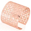 Bracelet Manchette Yelda Acier Rose