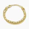 Bracelet Mandera Acier Jaune