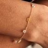 Bracelet Marganita Or Jaune Oxyde De Zirconium