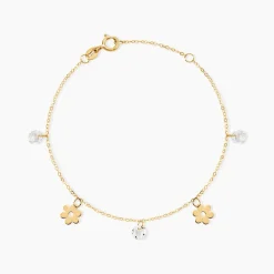 Bracelet Marganita Or Jaune Oxyde De Zirconium