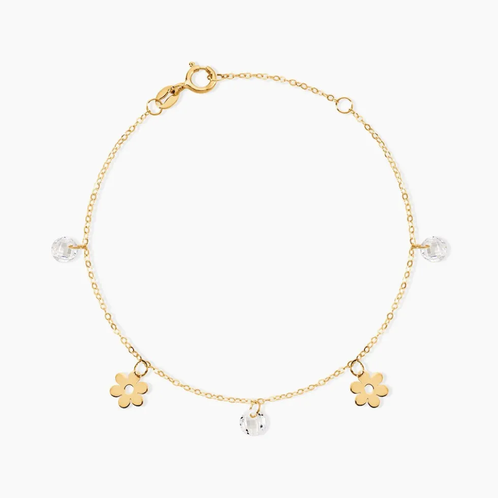 Bracelet Marganita Or Jaune Oxyde De Zirconium