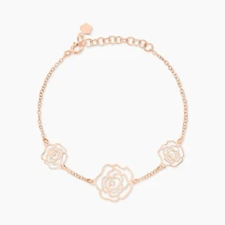 Bracelet Margotte Argent Rose