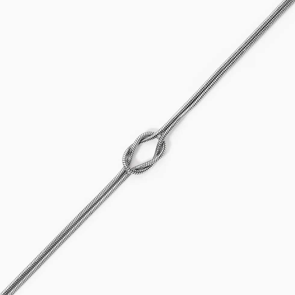 Bracelet Mariana Argent Blanc