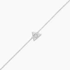 Bracelet Mathilde Argent Blanc Oxyde De Zirconium