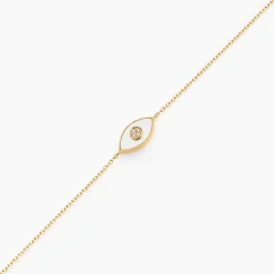 Bracelet Matiasma Or Jaune Nacre Diamant