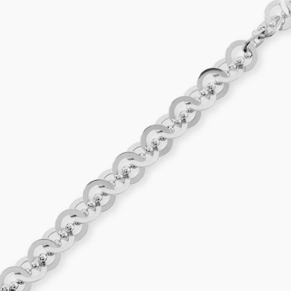 Bracelet Mayan Argent Blanc