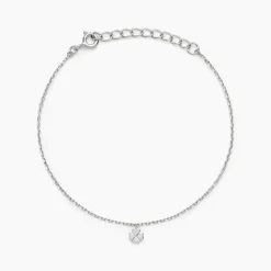 Bracelet Mayane Argent Blanc