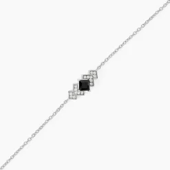 Bracelet Maymana Argent Blanc Oxyde De Zirconium